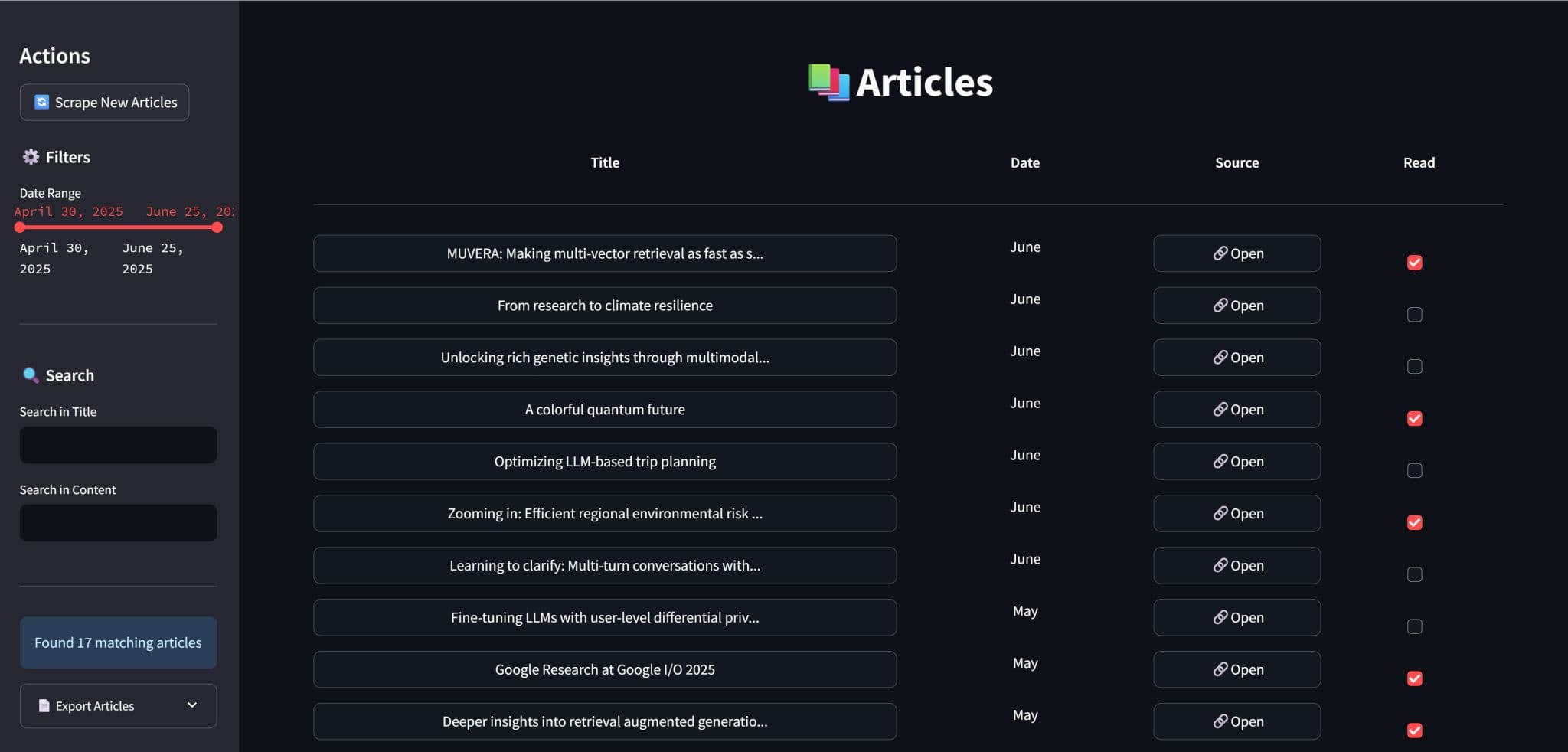 Content Inspiration screenshot 1